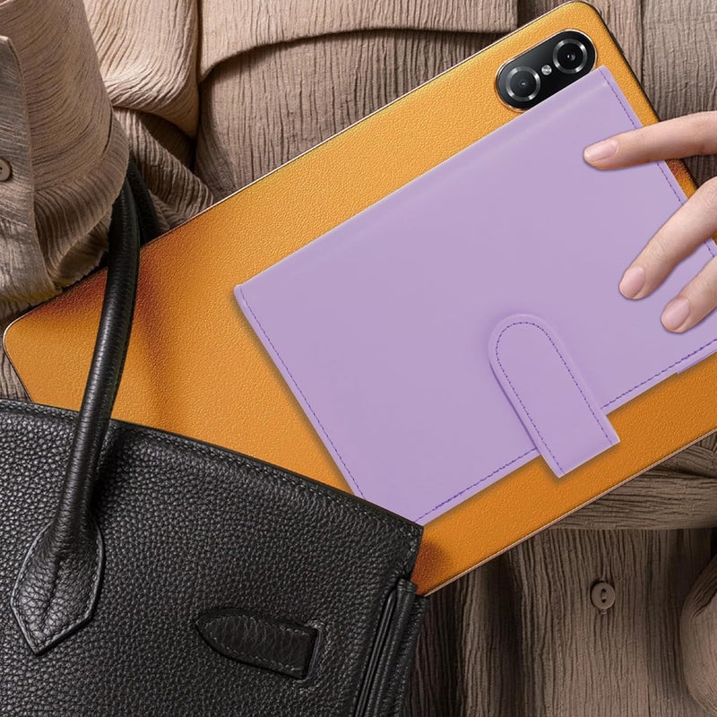 NICOOTHBudget Binder Cash Envelopes A6 Money Saving Binder with Zipper envelopes (Purple) - Image 3